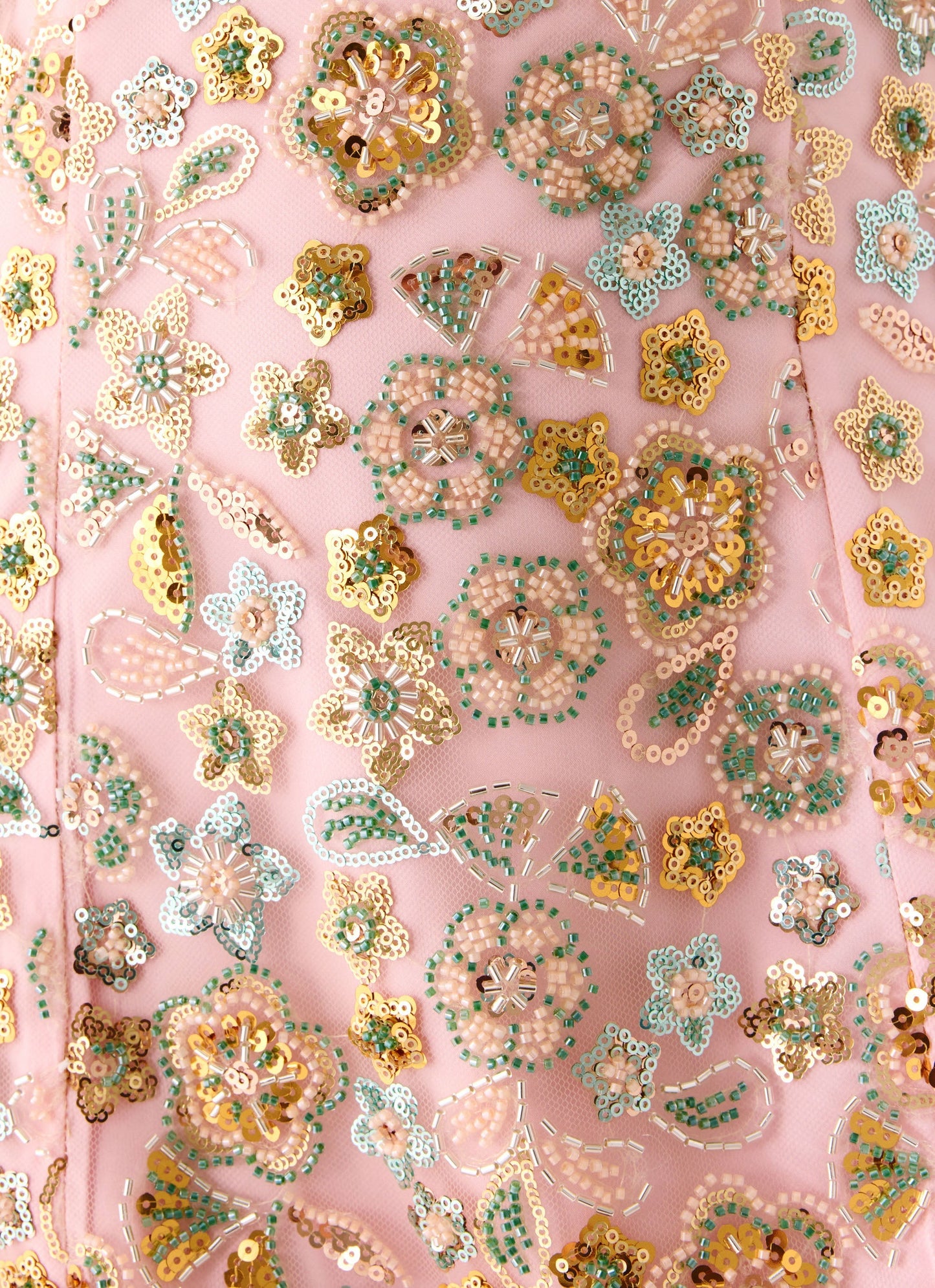 Ellerie Beaded Mini Dress - Pink