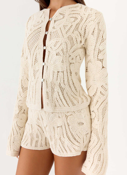 Ellington Long Sleeve Top - Ivory