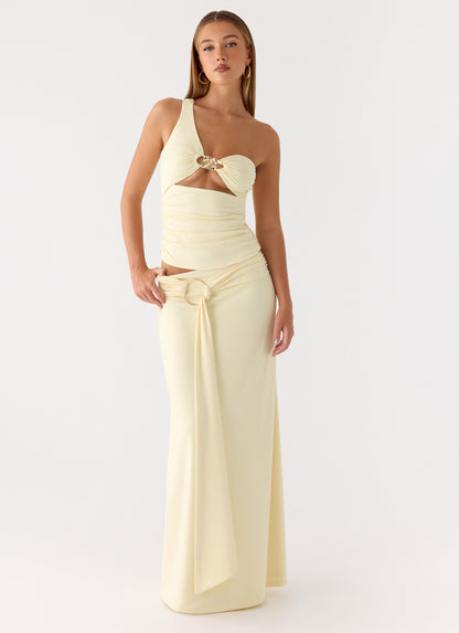 Ravi Maxi Skirt - Yellow